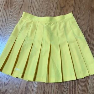 Yellow Tennis Skirt